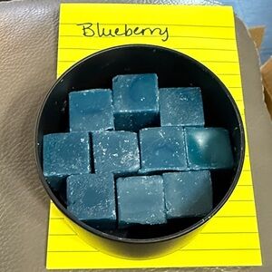 Blueberry Scented Wax Melts - Deep Teal Cube Set